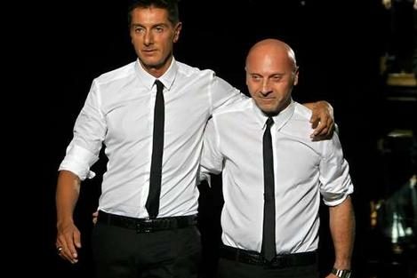 Stefano Gabbana and Domenico Dolce